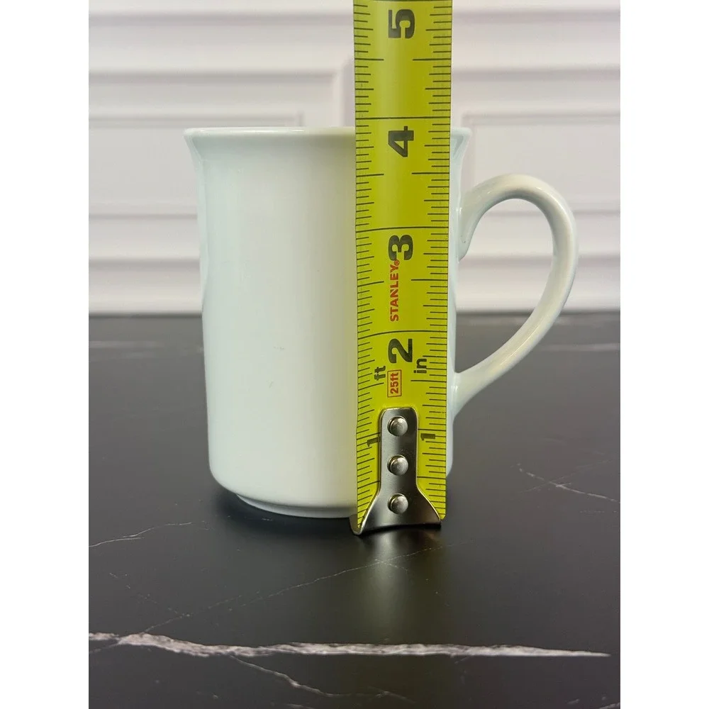Sur La Table PAIR (2) White Ceramic‎ Bistro Mugs